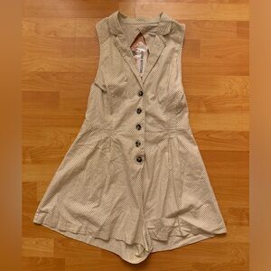 Urban outfitters polkadot shorts romper. NWT